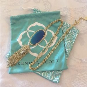 Kendra Scott Rayne Necklace in Navy